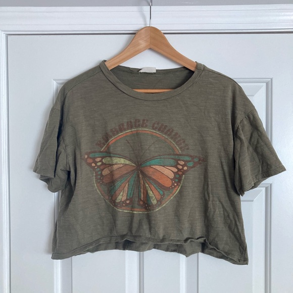 Graphic Cropped Tee M - Picture 1 of 8